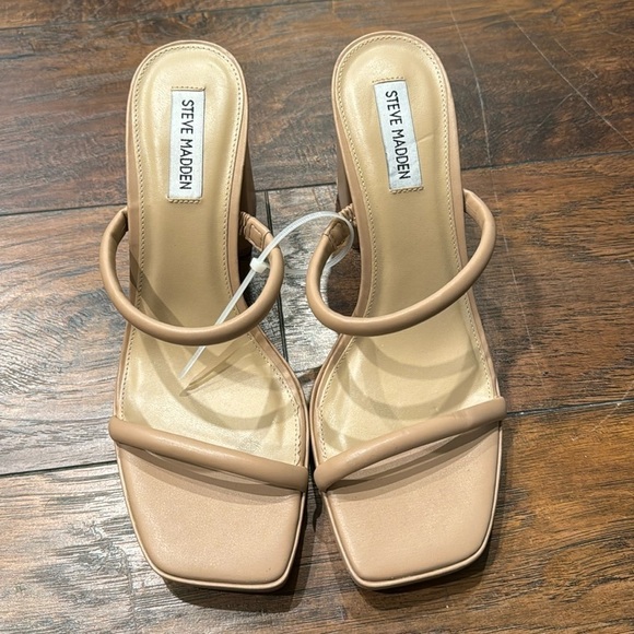 NEW! Steve Madden Natural Polly Sandal - Size 9.5 - Picture 6 of 16